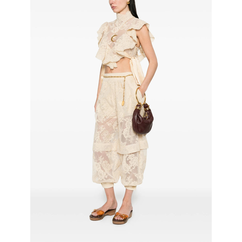 Zimmermann Neutrals Trousers - Tapered Trousers Women ZIMMERMANN