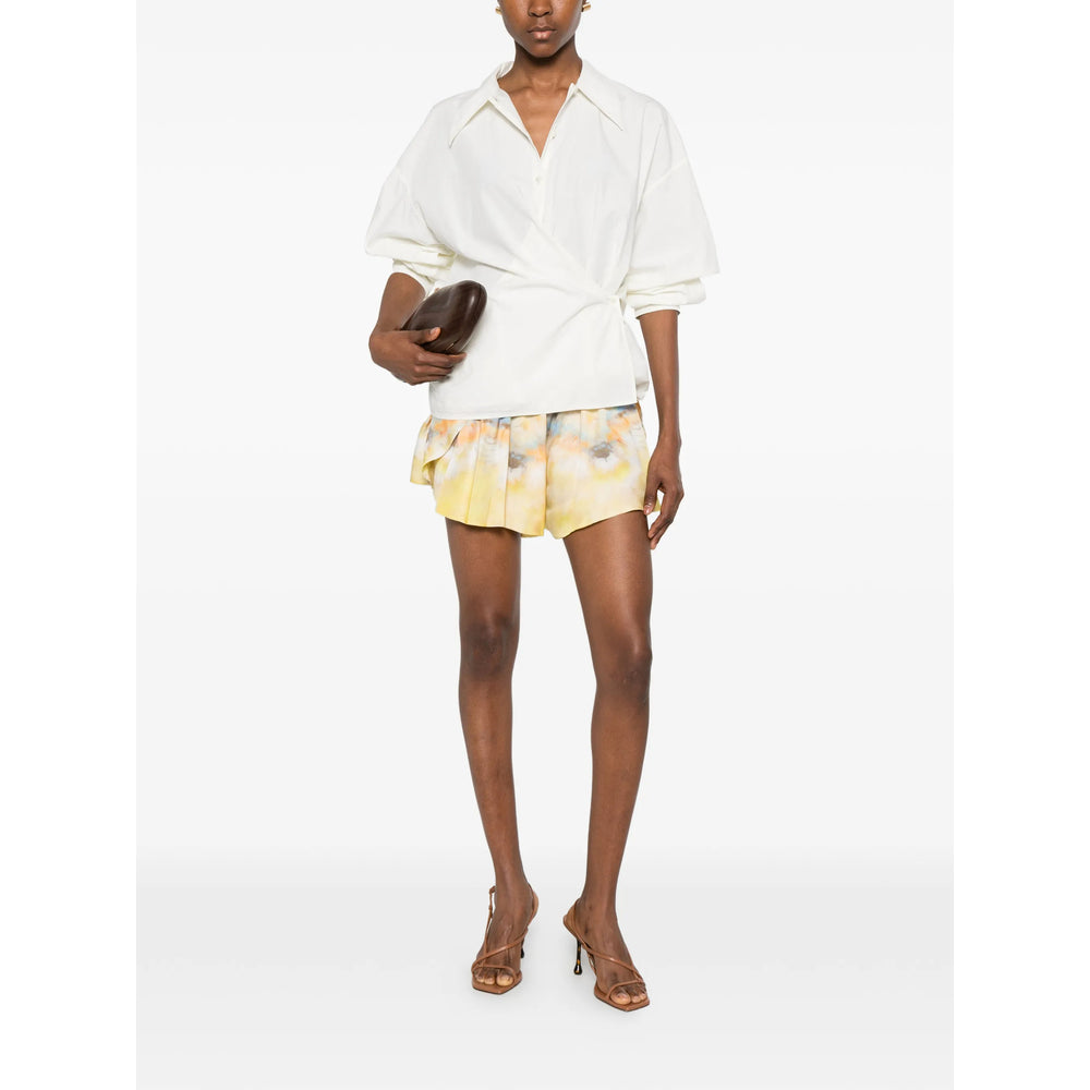 Zimmermann Yellow Shorts - Mini Shorts Women ZIMMERMANN