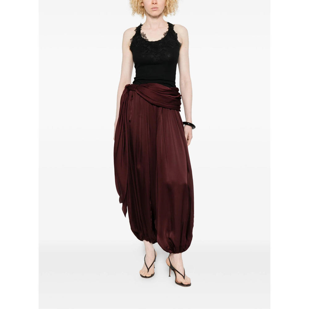 Zimmermann Red Trousers - High-Waisted Trousers Women ZIMMERMANN