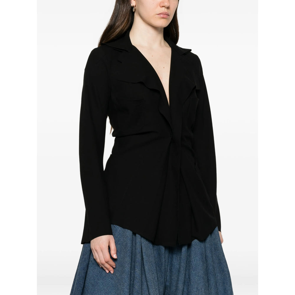 Junya Watanabe Black Tops - Shirts Women JUNYA WATANABE