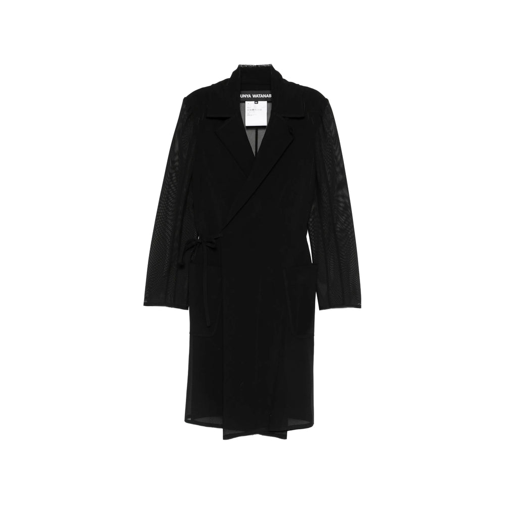 Junya Watanabe Black Coats - Double Breasted & Peacoats Women JUNYA WATANABE