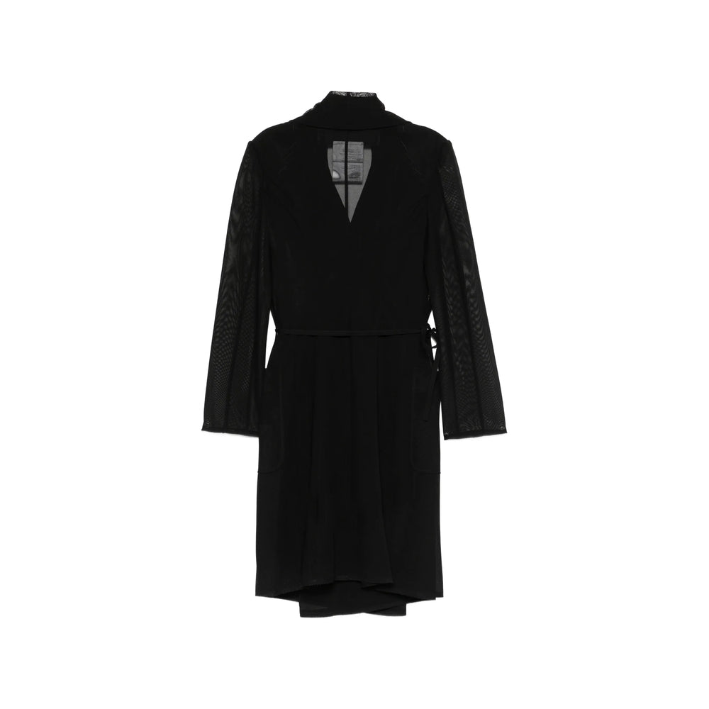 Junya Watanabe Black Coats - Double Breasted & Peacoats Women JUNYA WATANABE