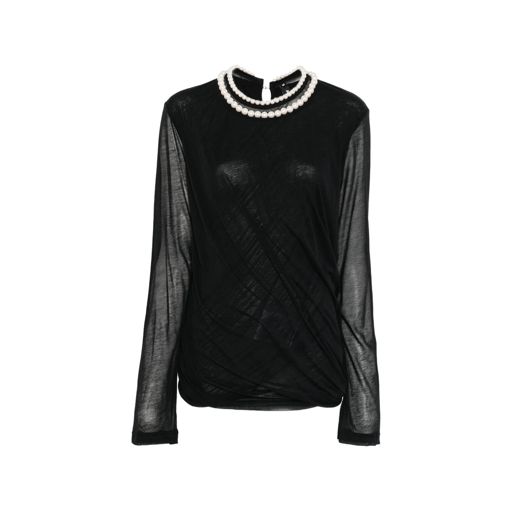 Junya Watanabe Black Tops - T-Shirts & Jerseys Women JUNYA WATANABE