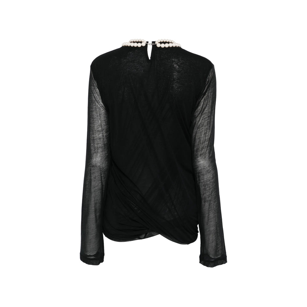 Junya Watanabe Black Tops - T-Shirts & Jerseys Women JUNYA WATANABE