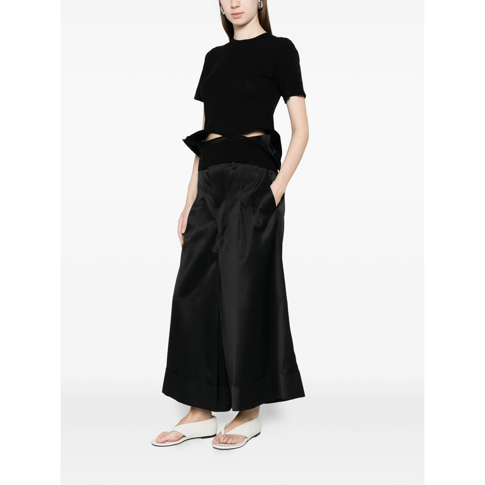 Junya Watanabe Black Tops - T-Shirts & Jerseys Women JUNYA WATANABE