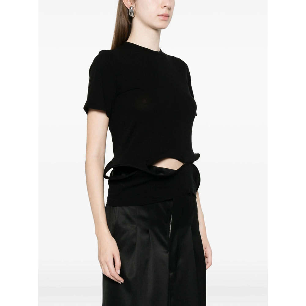 Junya Watanabe Black Tops - T-Shirts & Jerseys Women JUNYA WATANABE