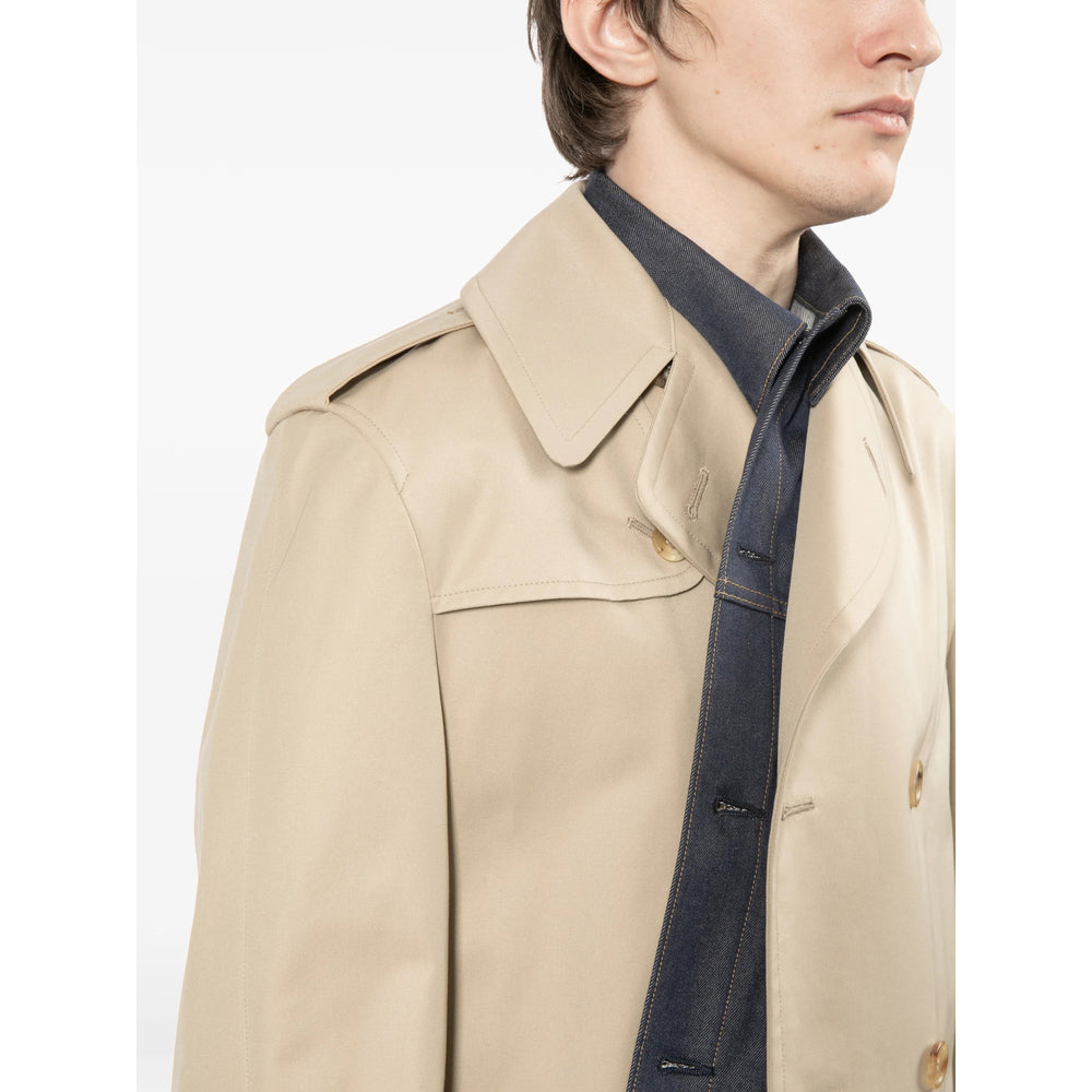 Junya Watanabe Neutrals Coats - Trench Coats Men JUNYA WATANABE
