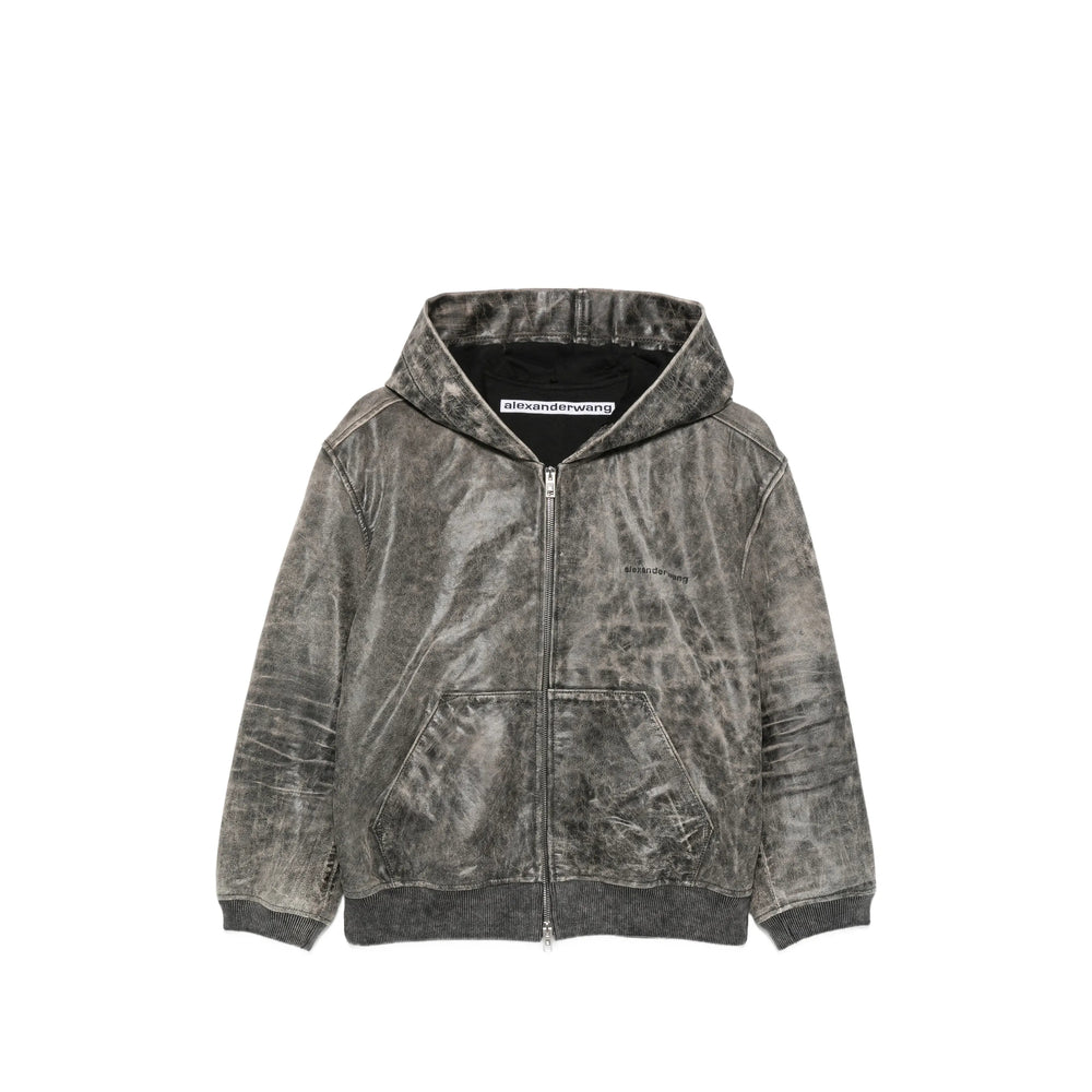 Alexander Wang Grey Jackets - Leather Jackets Women ALEXANDER WANG