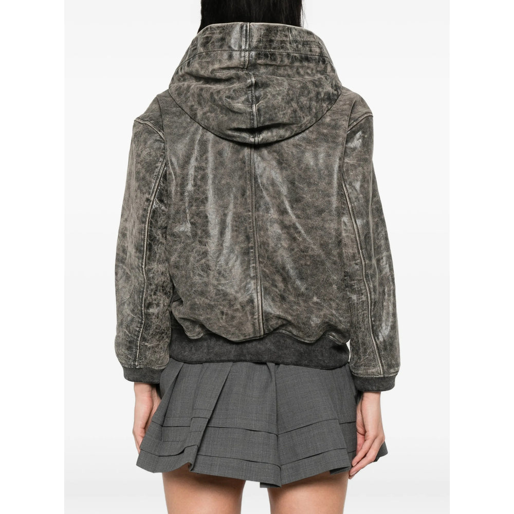 Alexander Wang Grey Jackets - Leather Jackets Women ALEXANDER WANG