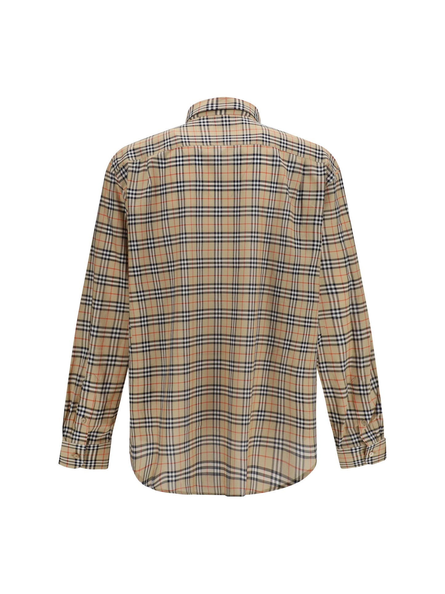 Burberry Men Check All-Over Cotton Shirt BURBERRY