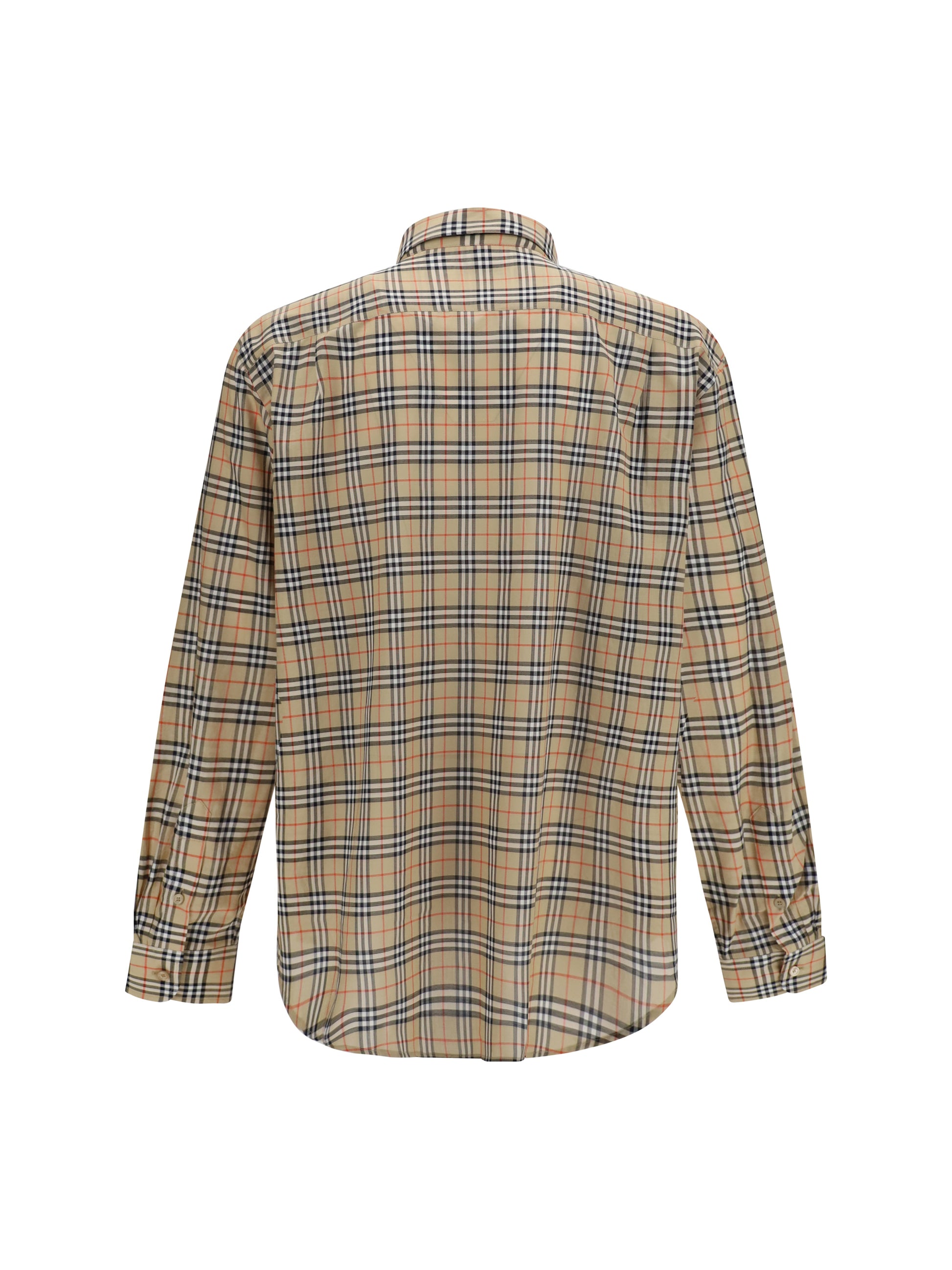 Burberry Men Check All-Over Cotton Shirt BURBERRY