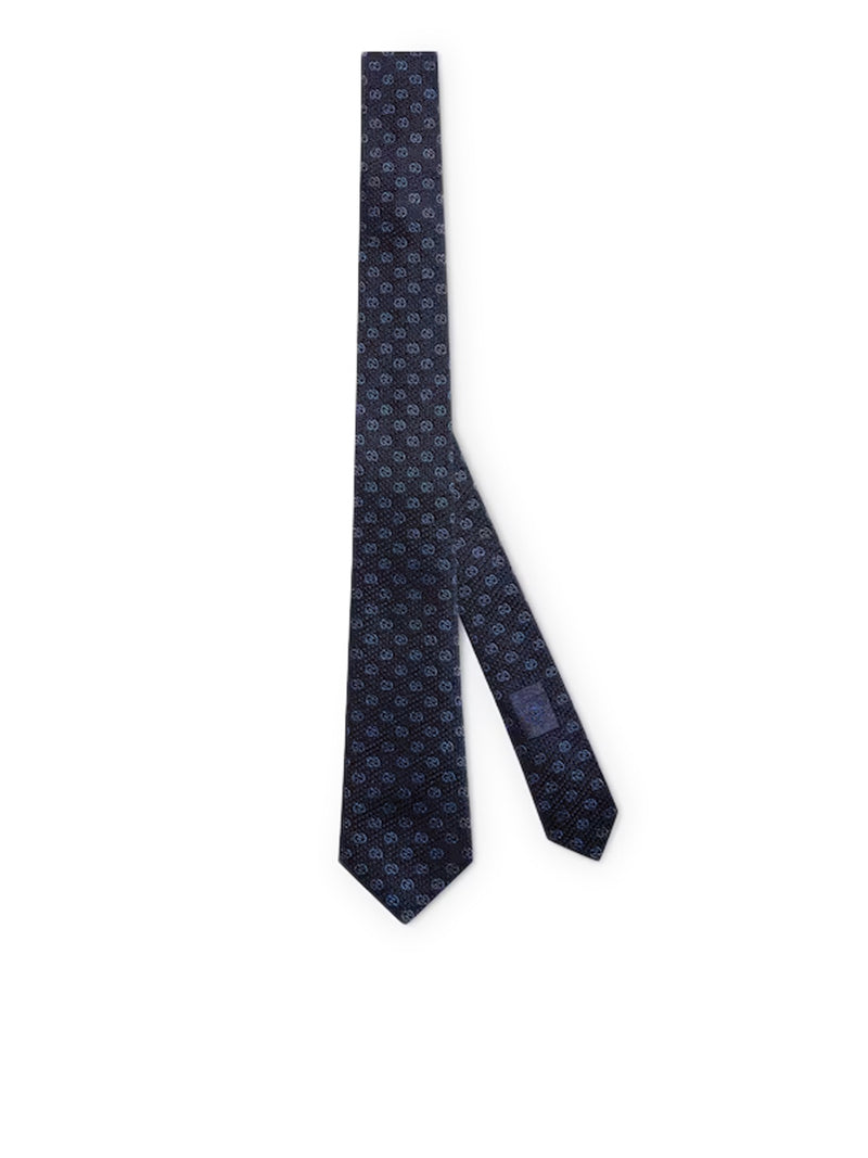 Gucci Men Silk Jacquard Tie Gg GUCCI