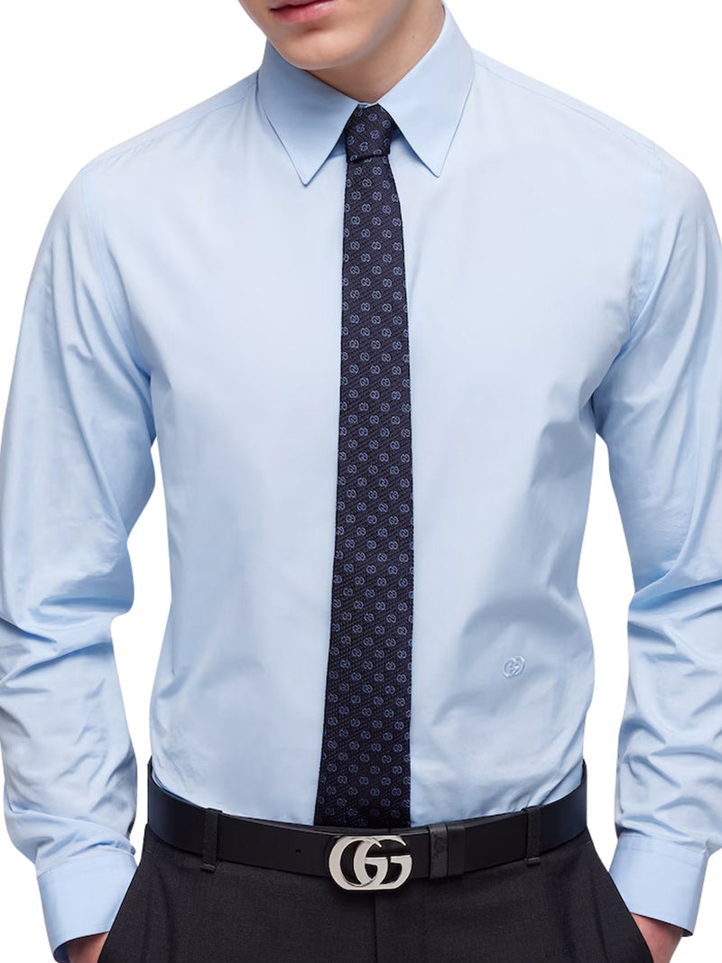 Gucci Men Silk Jacquard Tie Gg GUCCI