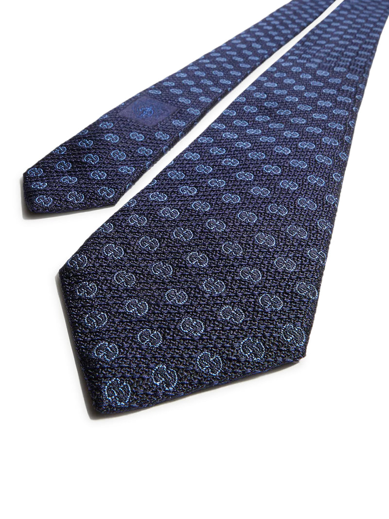 Gucci Men Silk Jacquard Tie Gg GUCCI