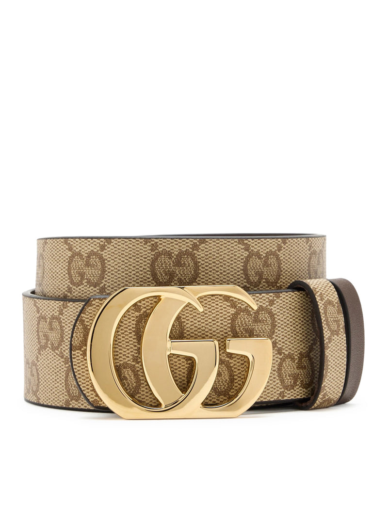 Gucci Men Reversible Cut Gg Marmont Belt GUCCI