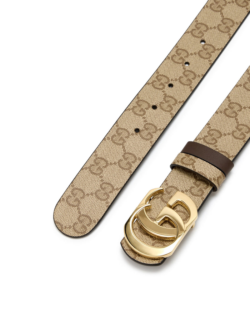 Gucci Men Reversible Cut Gg Marmont Belt GUCCI