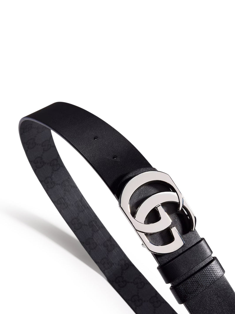 Gucci Men Reversible Gg Marmont Cut Belt GUCCI