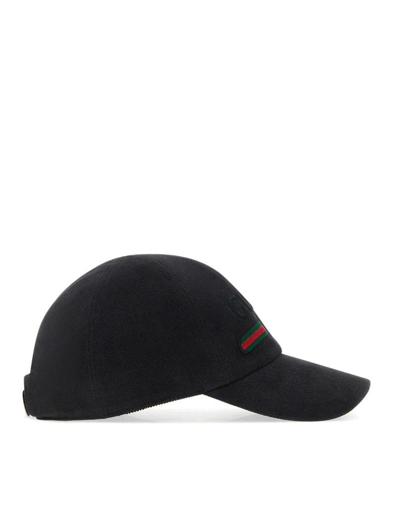 Gucci Men Cotton Baseball Cap With Embroidery GUCCI