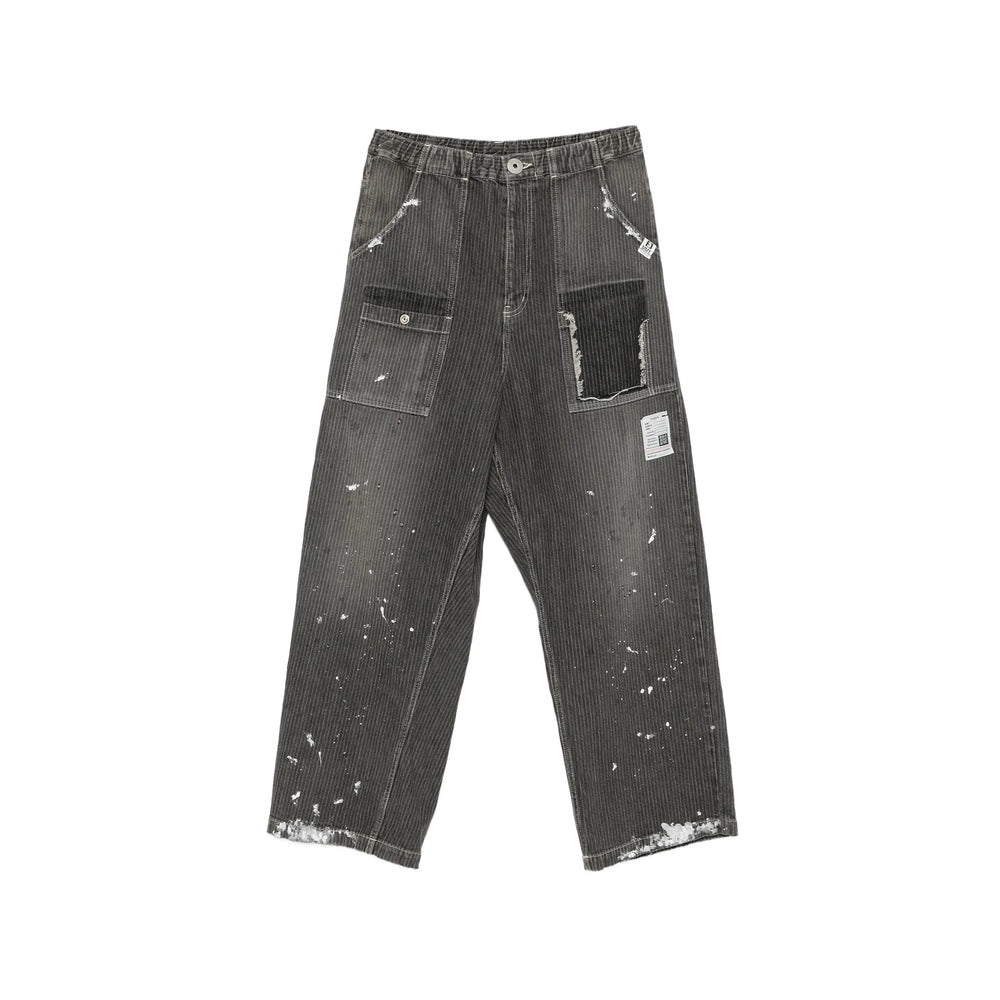 Maison Mihara Yasuhiro Grey Denim - Wide-Leg Jeans Men MAISON MIHARA YASUHIRO