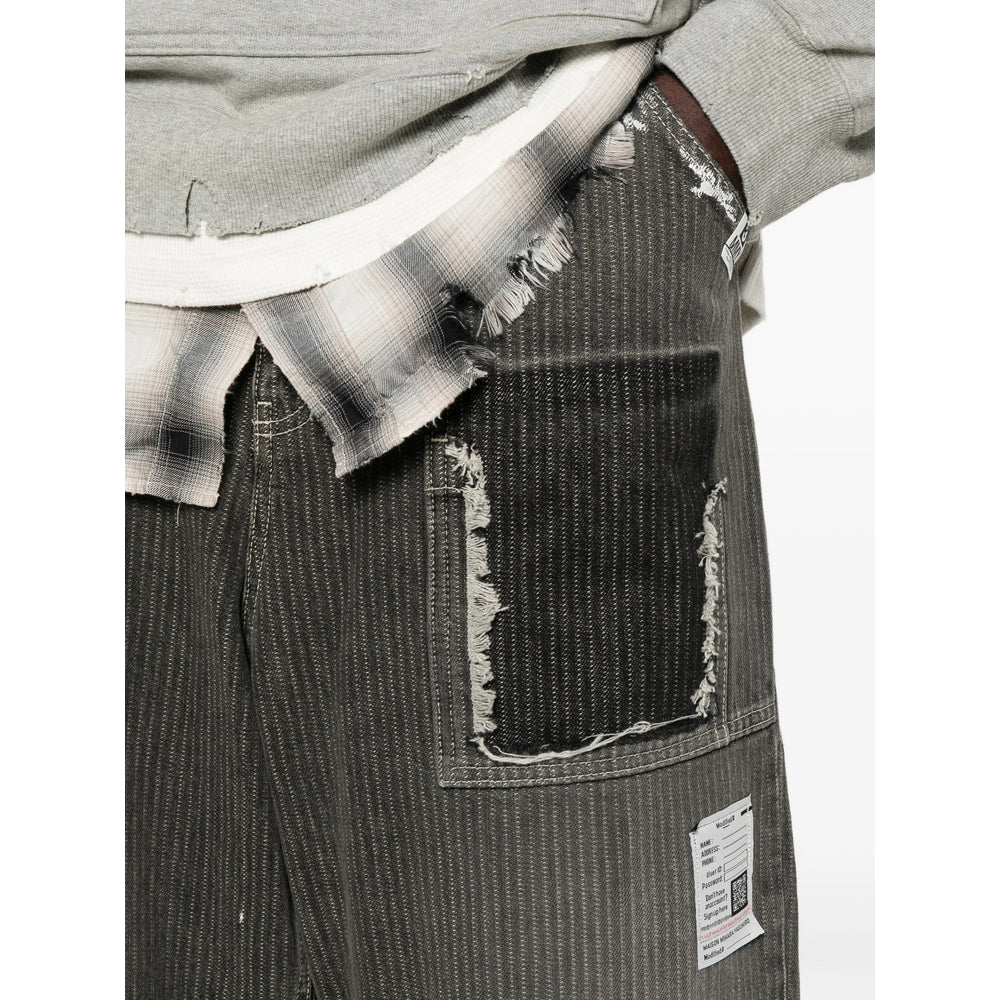 Maison Mihara Yasuhiro Grey Denim - Wide-Leg Jeans Men MAISON MIHARA YASUHIRO