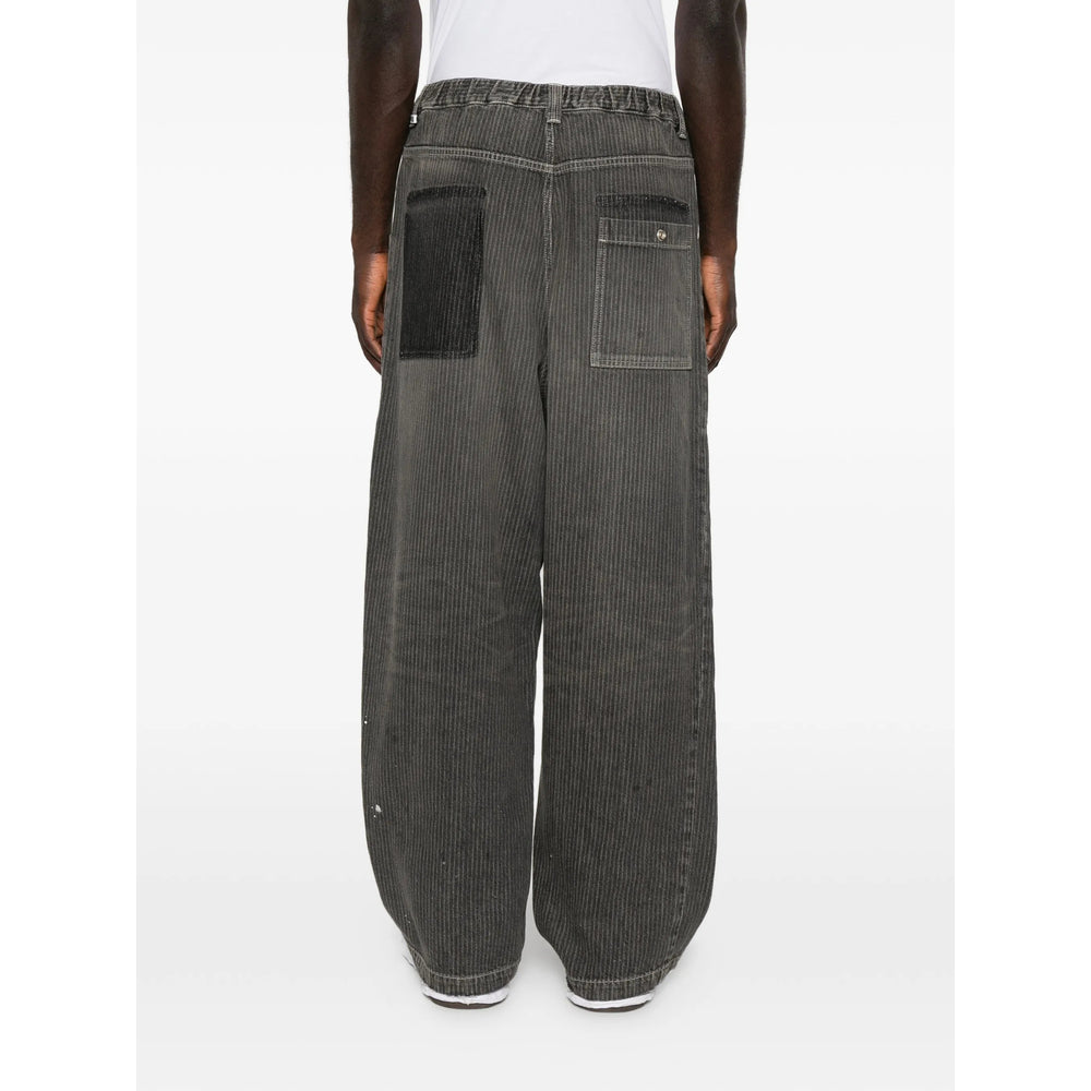 Maison Mihara Yasuhiro Grey Denim - Wide-Leg Jeans Men MAISON MIHARA YASUHIRO