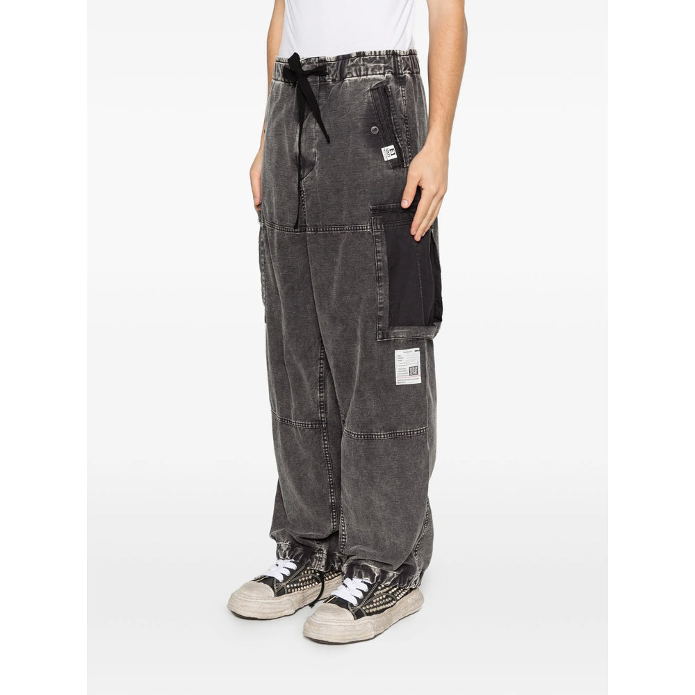 Maison Mihara Yasuhiro Grey Trousers - Loose Fit Men MAISON MIHARA YASUHIRO
