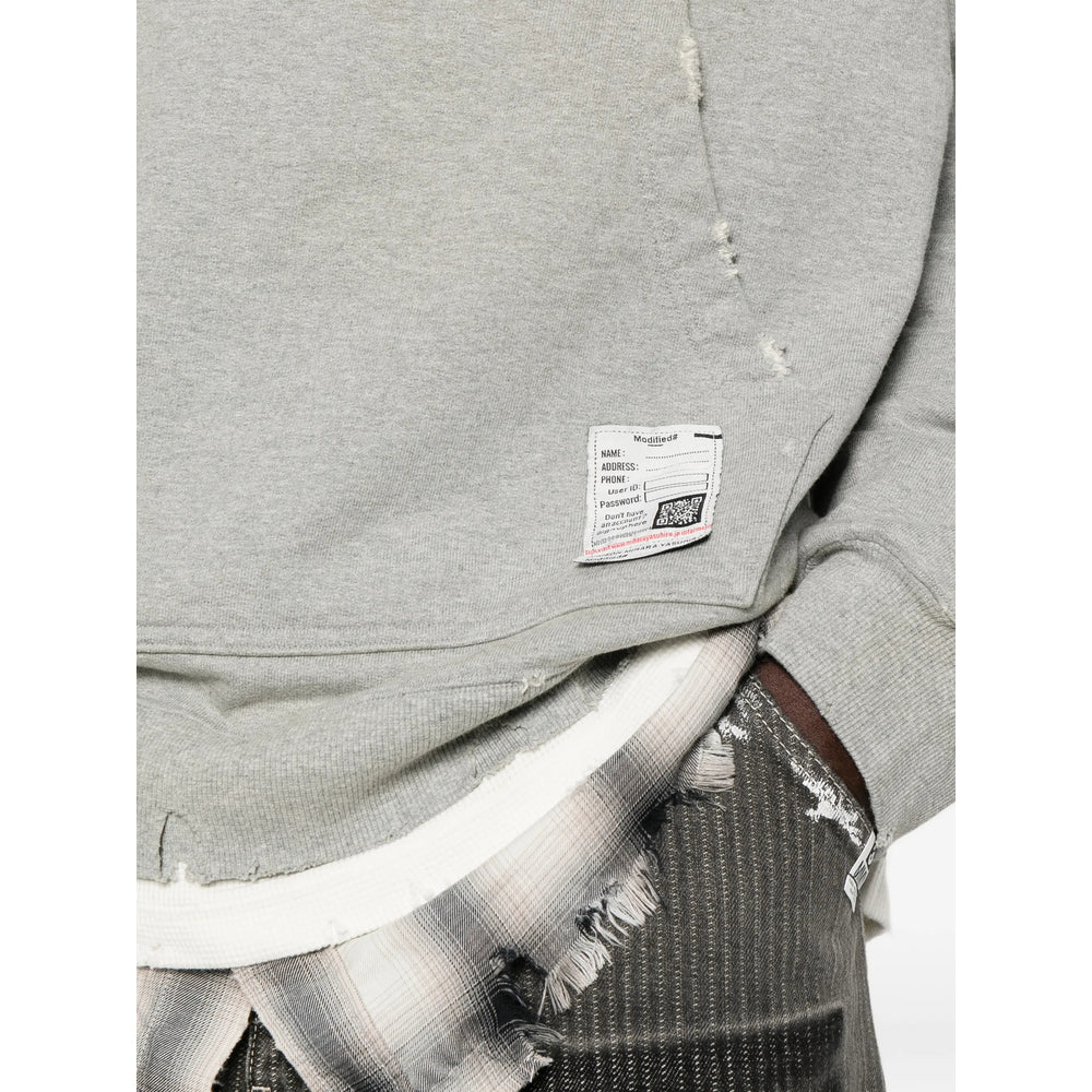 Maison Mihara Yasuhiro Grey Sweaters & Knitwear - Hoodies Men MAISON MIHARA YASUHIRO