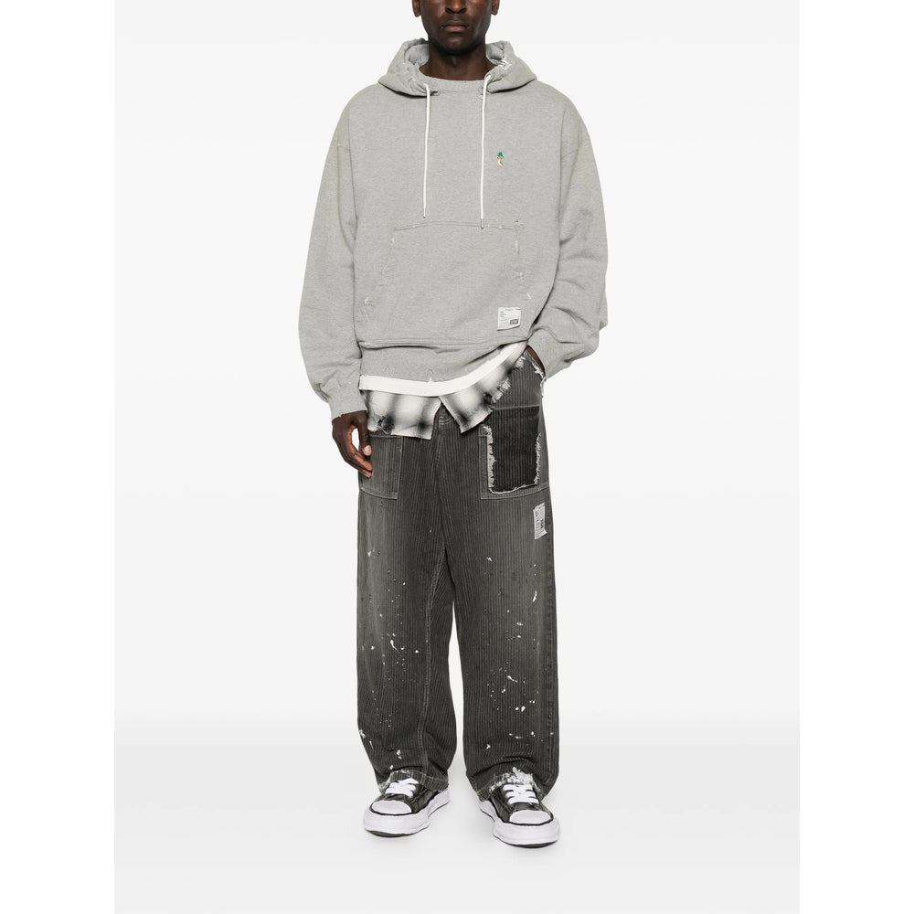 Maison Mihara Yasuhiro Grey Sweaters & Knitwear - Hoodies Men MAISON MIHARA YASUHIRO