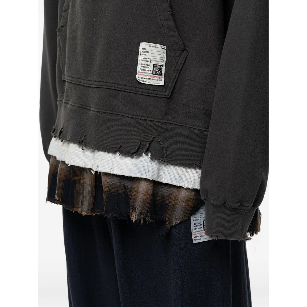 Maison Mihara Yasuhiro Grey Sweaters & Knitwear - Hoodies Men MAISON MIHARA YASUHIRO