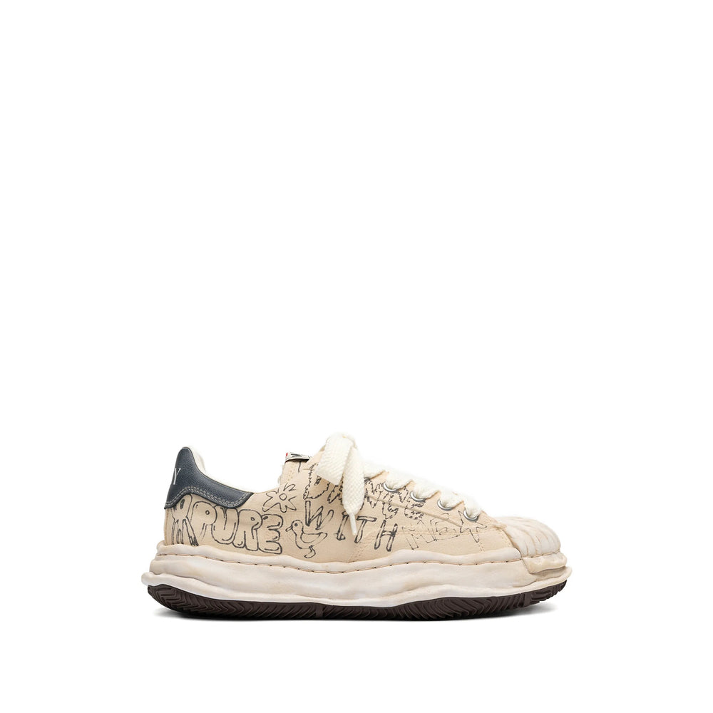 Maison Mihara Yasuhiro Neutrals Trainers - Low-Tops Men MAISON MIHARA YASUHIRO