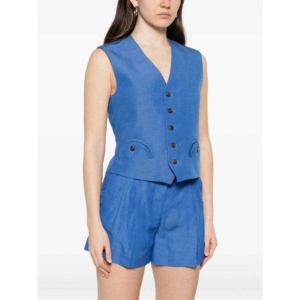Blazé Milano Blue Jackets - Waistcoat & Gilets Women BLAZE MILANO