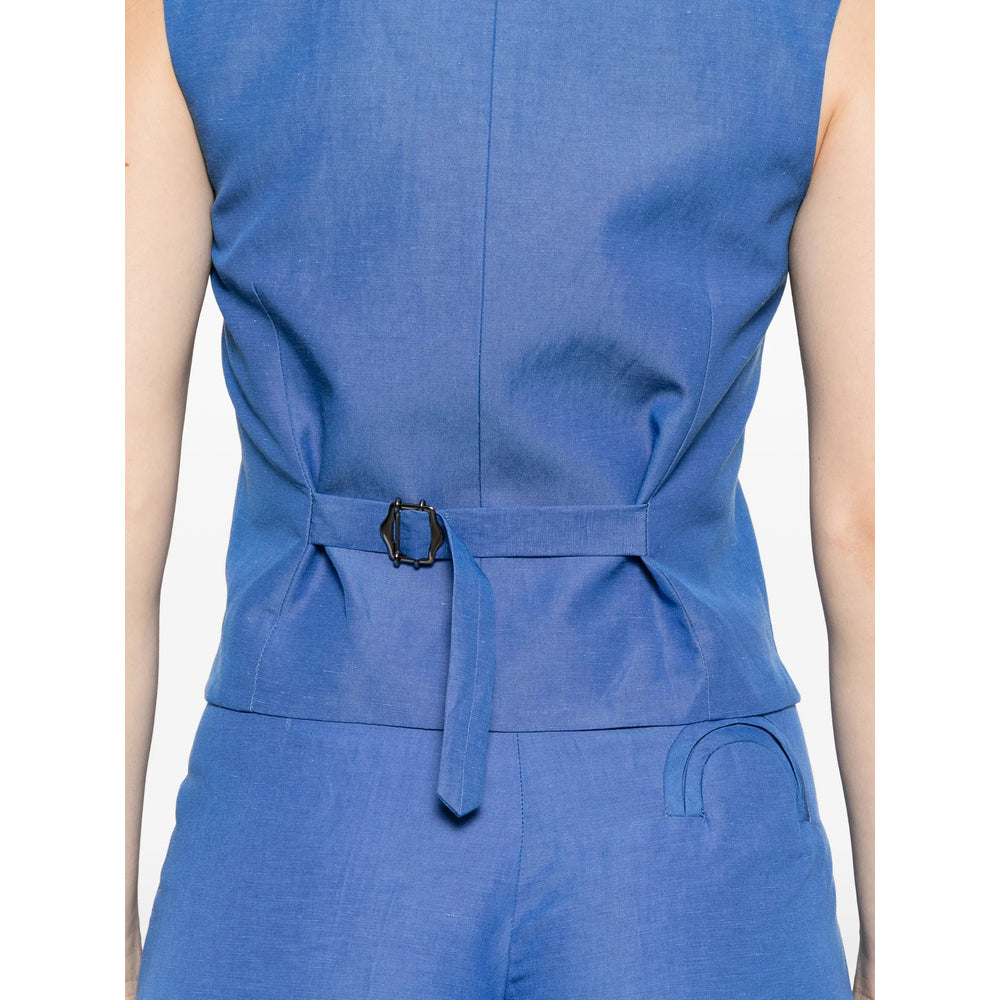 Blazé Milano Blue Jackets - Waistcoat & Gilets Women BLAZE MILANO