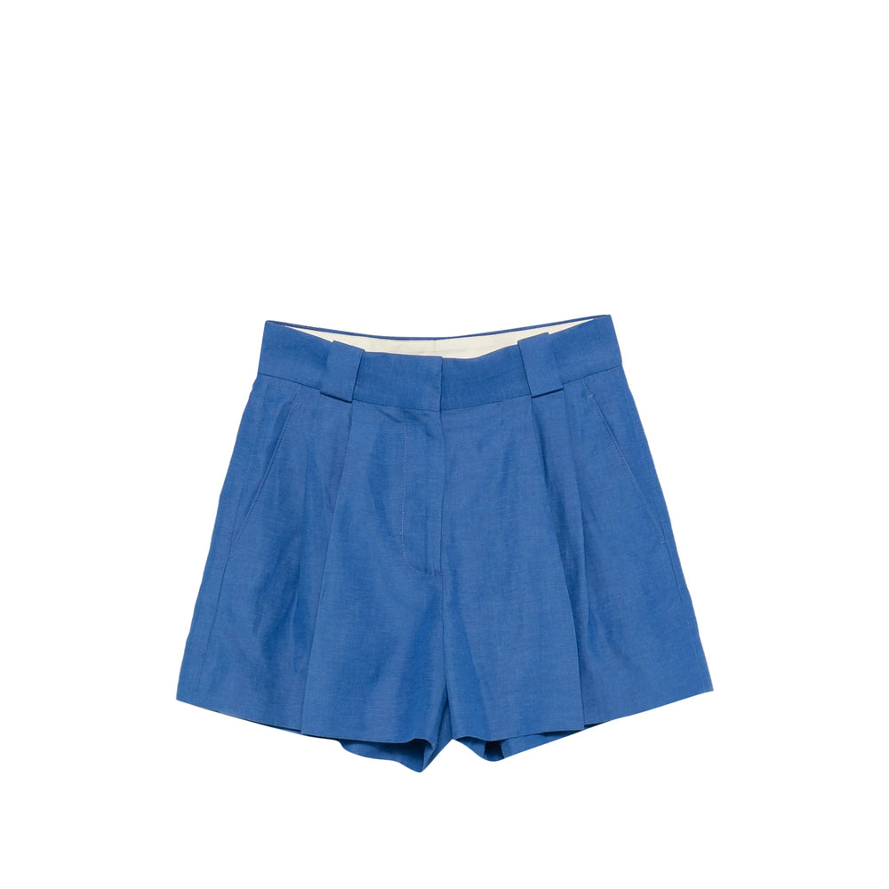 Blazé Milano Blue Shorts - Tailored Shorts Women BLAZE MILANO