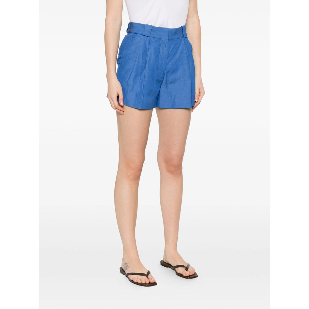 Blazé Milano Blue Shorts - Tailored Shorts Women BLAZE MILANO