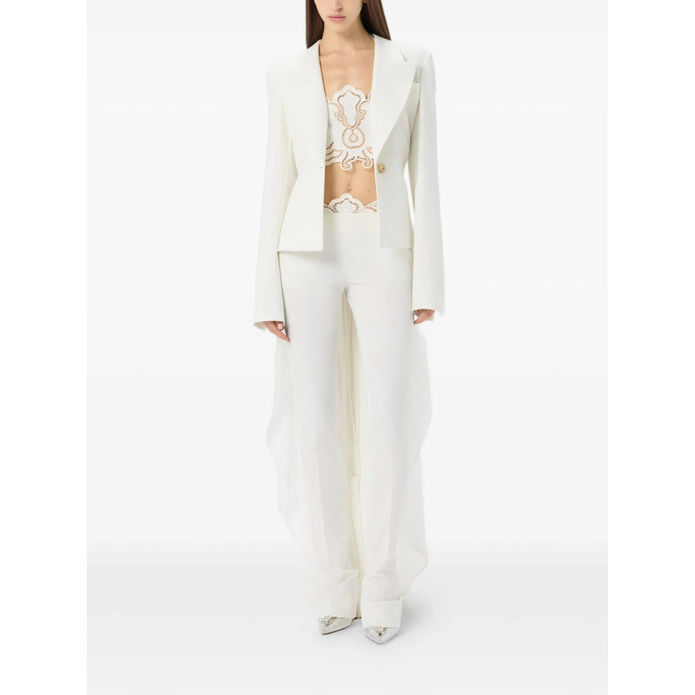 Blumarine White Jackets - Blazers Women BLUMARINE