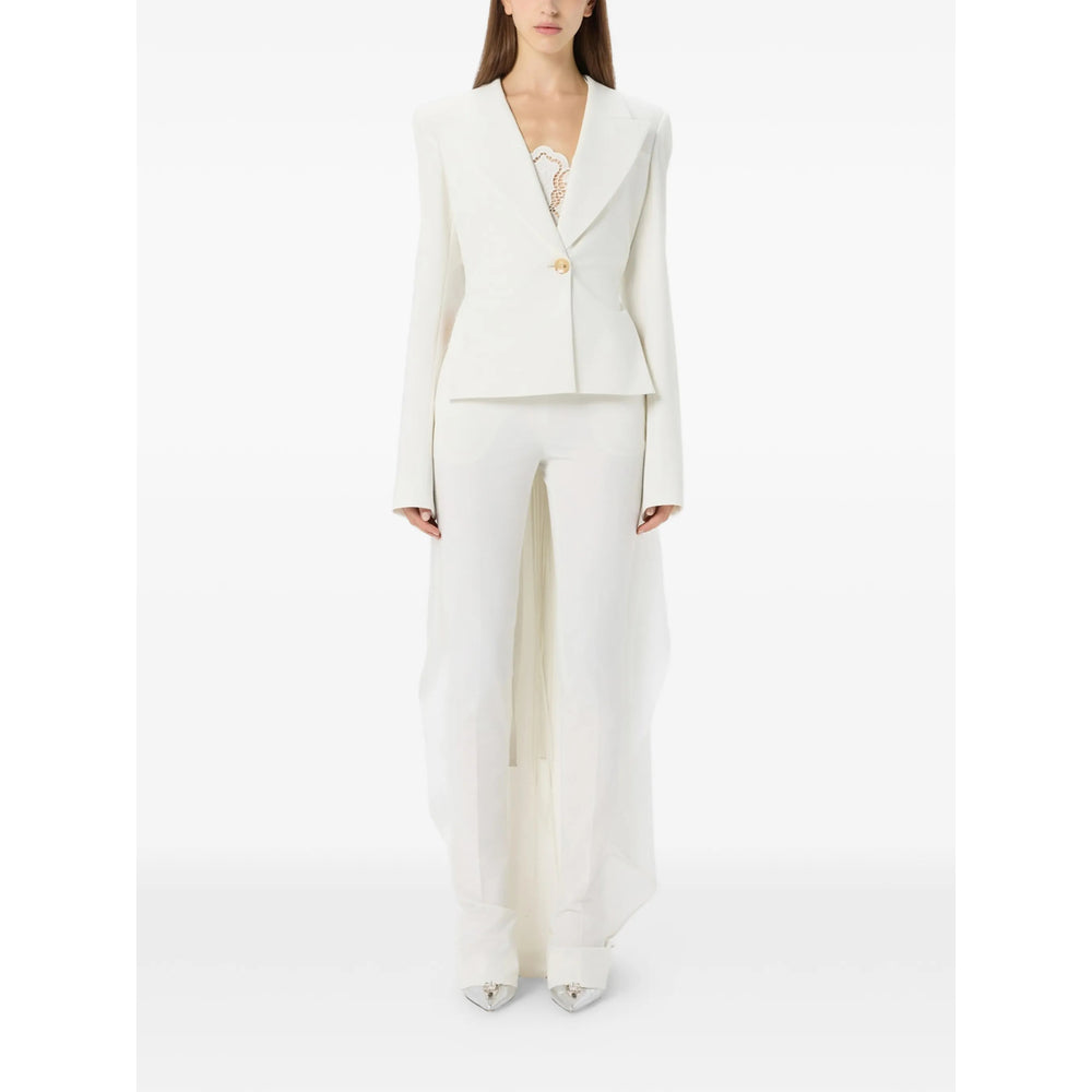 Blumarine White Jackets - Blazers Women BLUMARINE