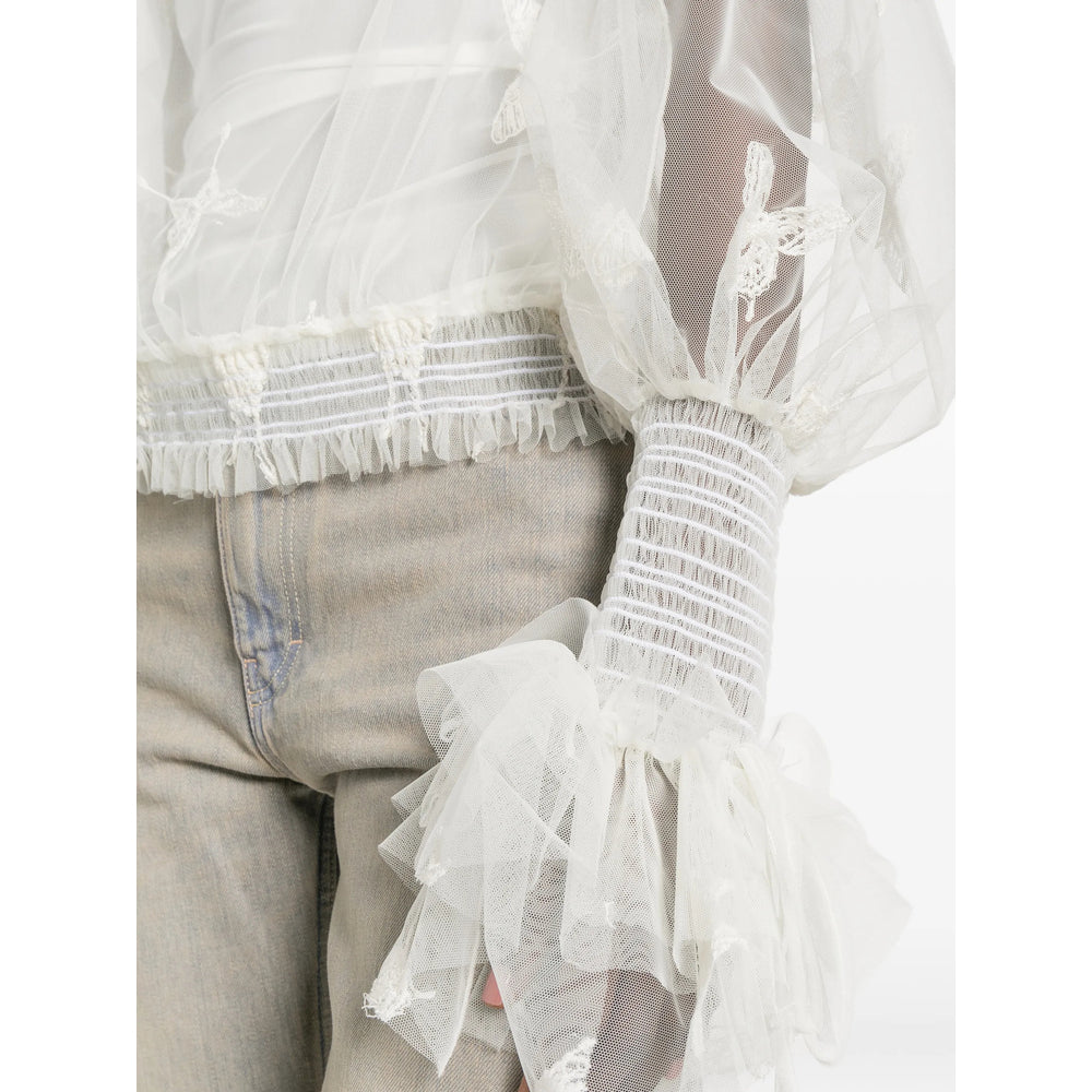 Blumarine White Tops - Blouses Women BLUMARINE