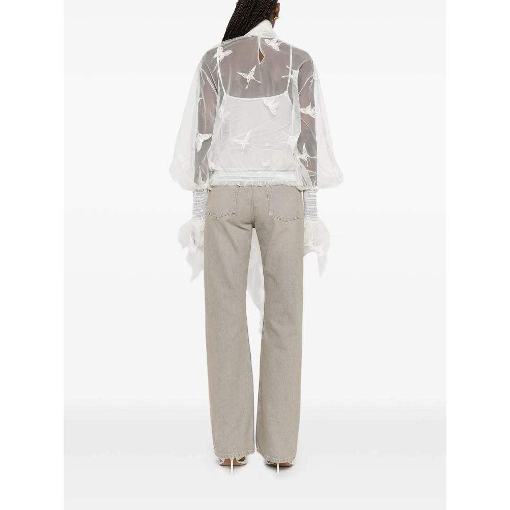 Blumarine White Tops - Blouses Women BLUMARINE