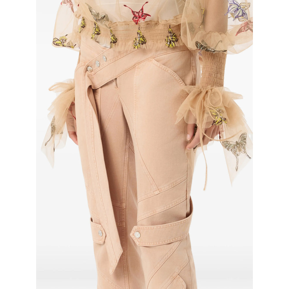 Blumarine Neutrals Trousers - Flared Trousers Women BLUMARINE