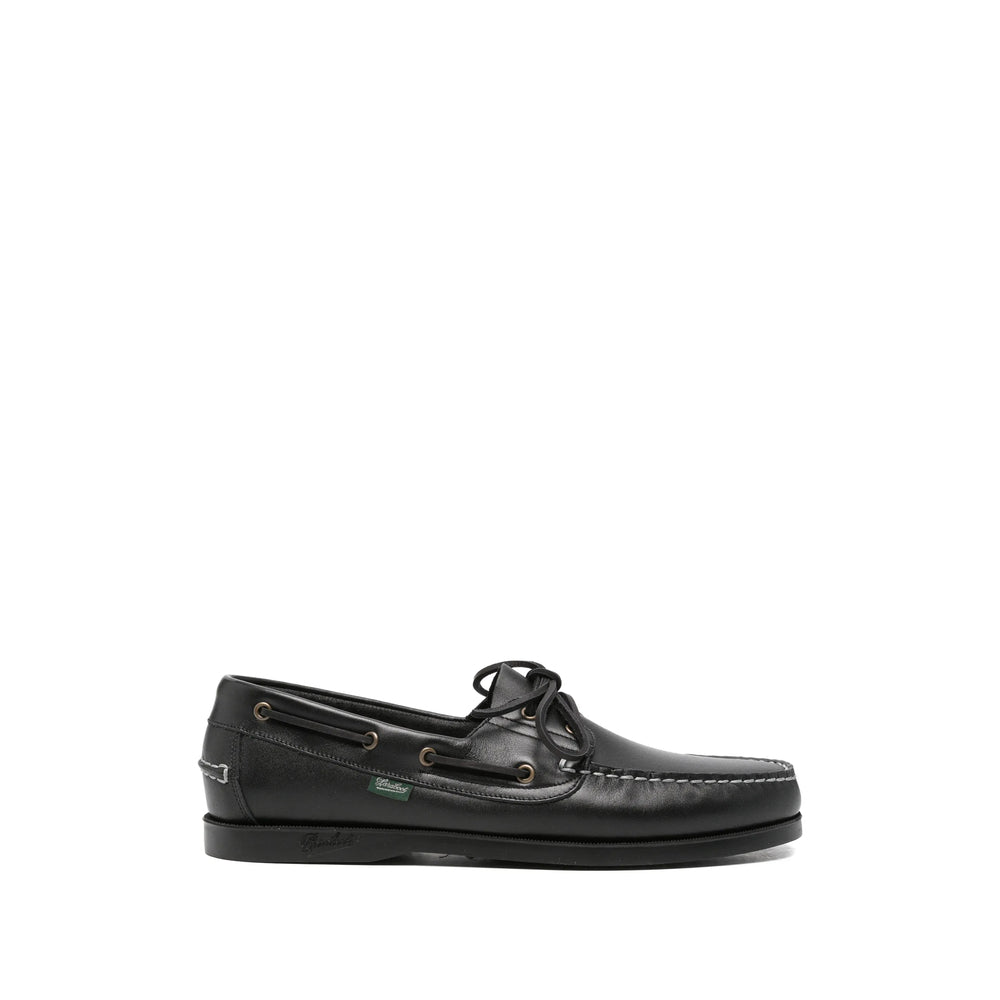 Paraboot Black Boat Shoes Men PARABOOT