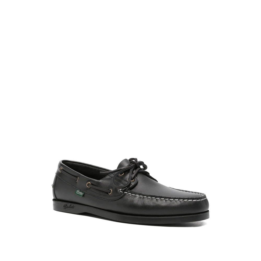 Paraboot Black Boat Shoes Men PARABOOT