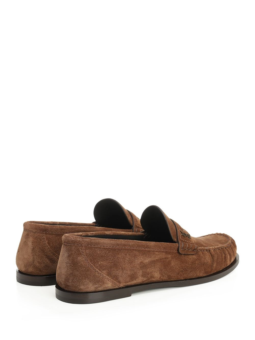 Saint Laurent Men "Le Loafer Supple" Suede Moccasins SAINT LAURENT