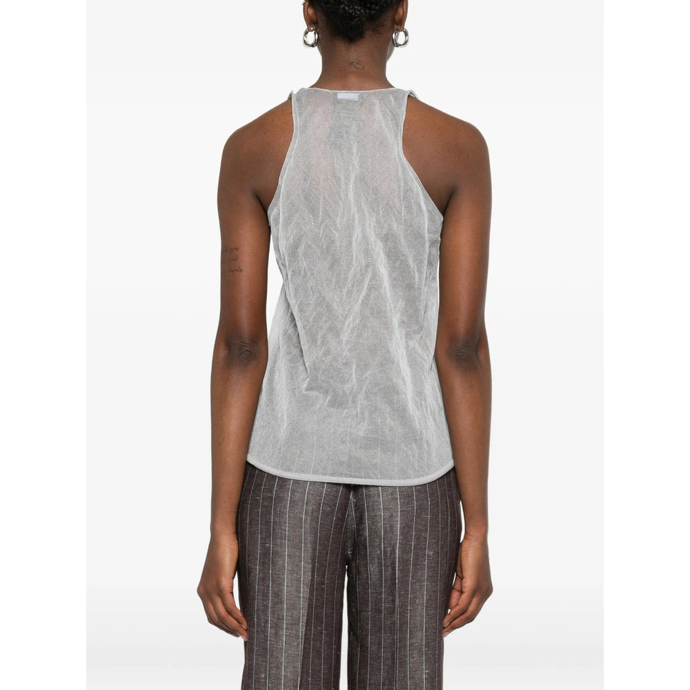 Giorgio Armani Grey Tops - Vests & Tank Tops Women GIORGIO ARMANI