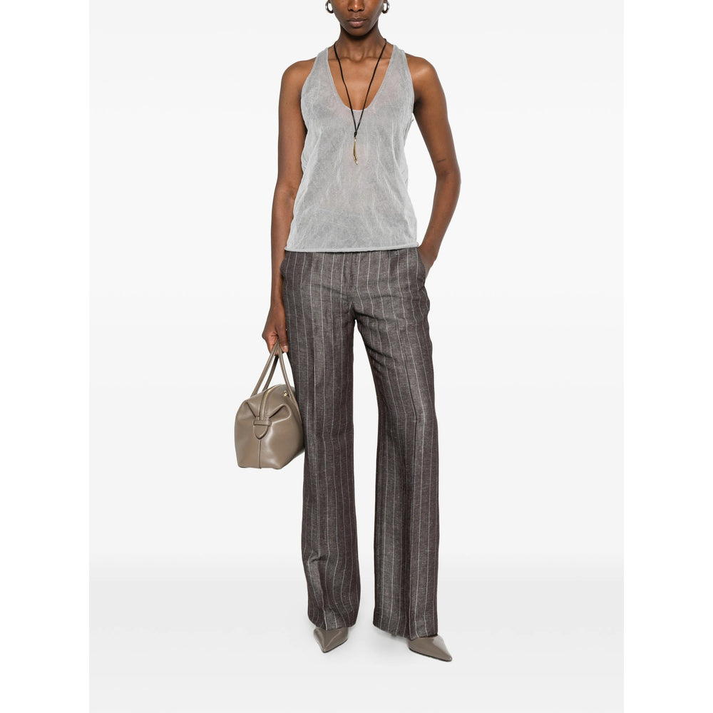 Giorgio Armani Grey Tops - Vests & Tank Tops Women GIORGIO ARMANI