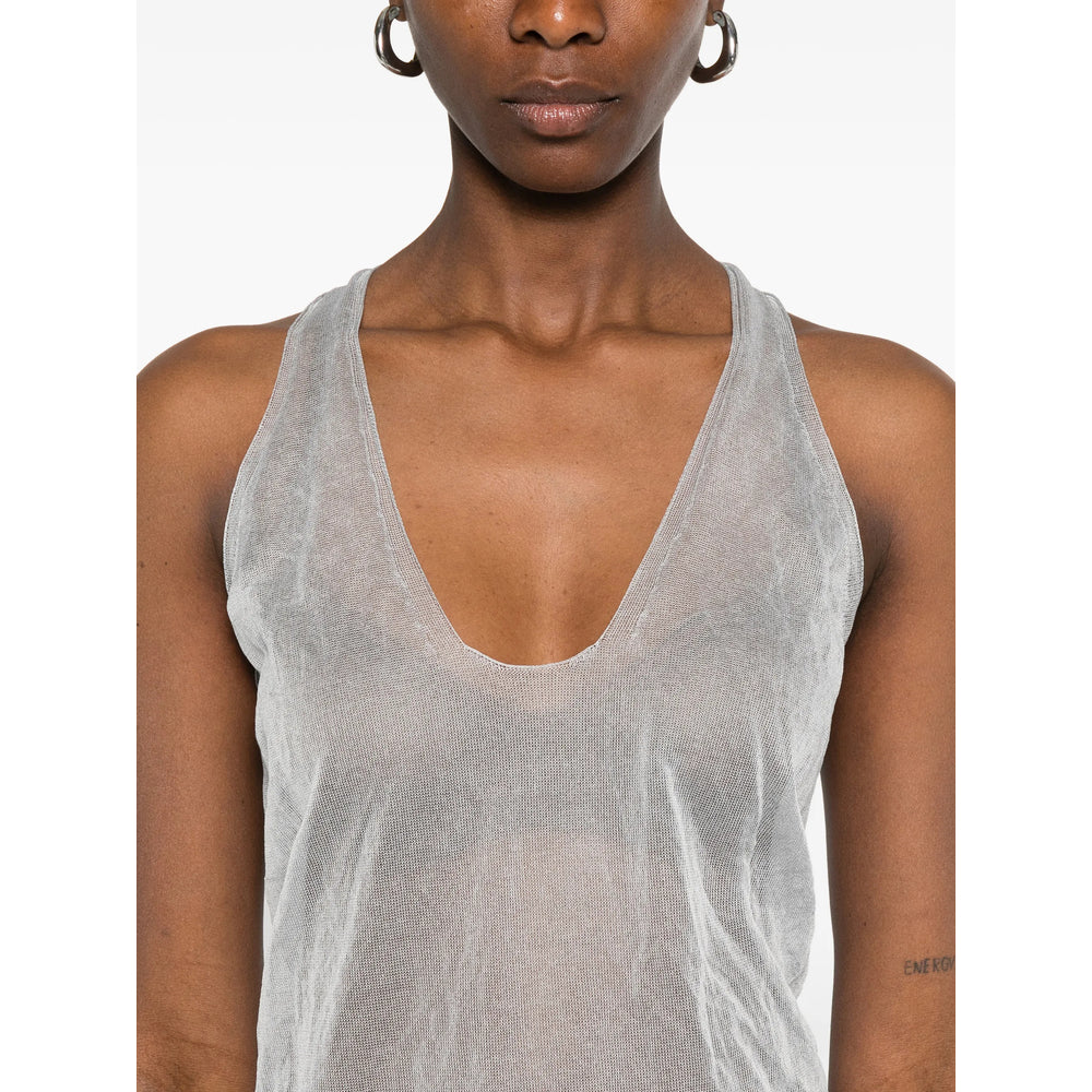 Giorgio Armani Grey Tops - Vests & Tank Tops Women GIORGIO ARMANI