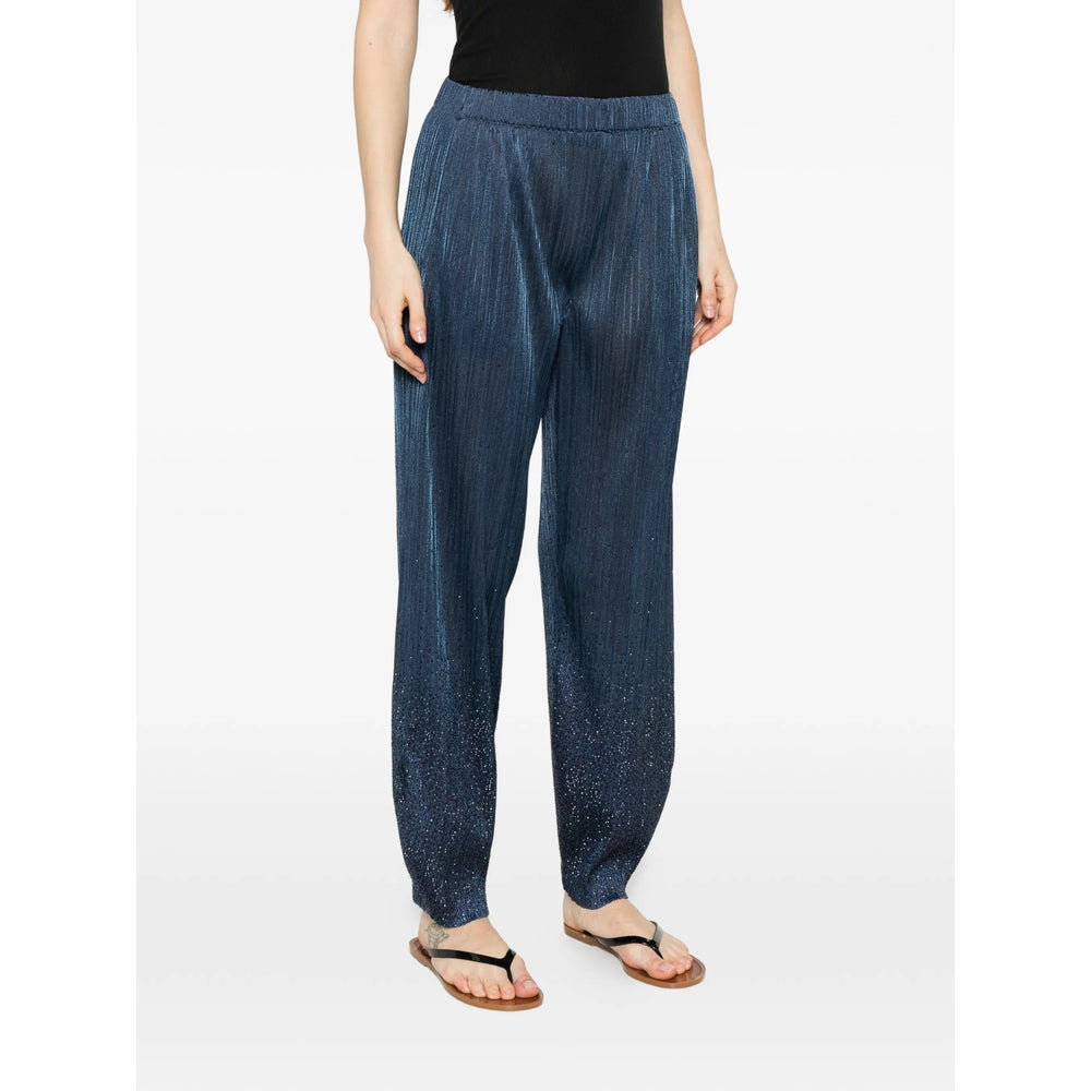Giorgio Armani Blue Trousers - Tapered Trousers Women GIORGIO ARMANI