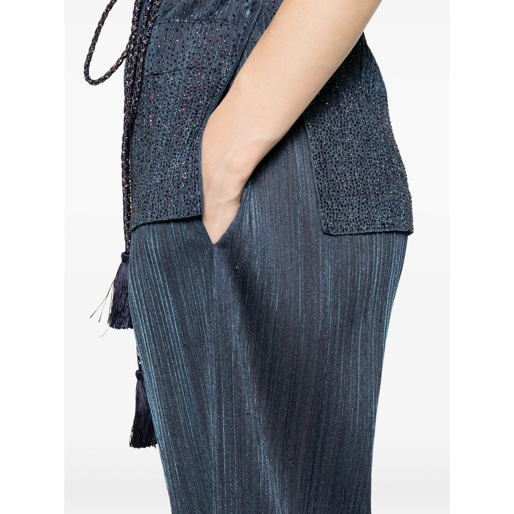 Giorgio Armani Blue Trousers - Tapered Trousers Women GIORGIO ARMANI