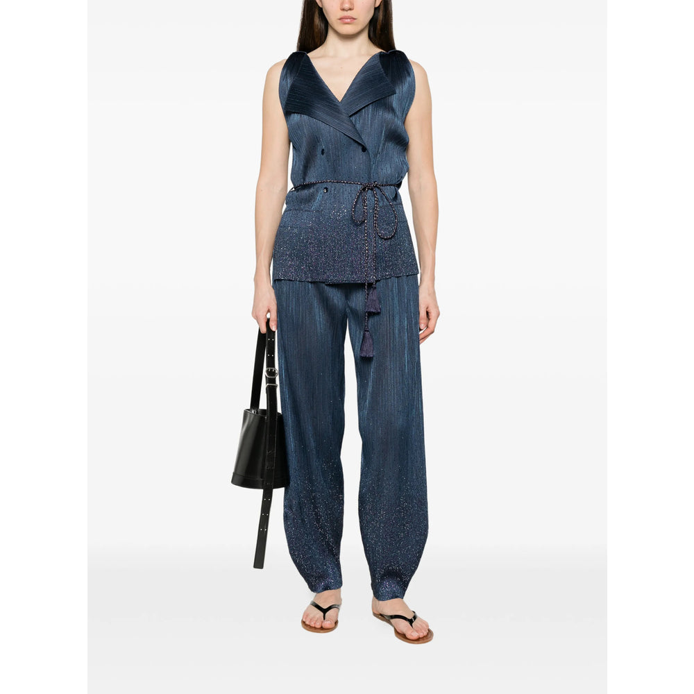 Giorgio Armani Blue Trousers - Tapered Trousers Women GIORGIO ARMANI