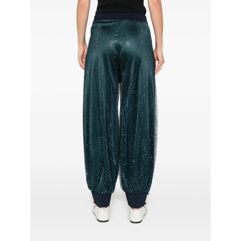 Giorgio Armani Blue Trousers - Tapered Trousers Women GIORGIO ARMANI