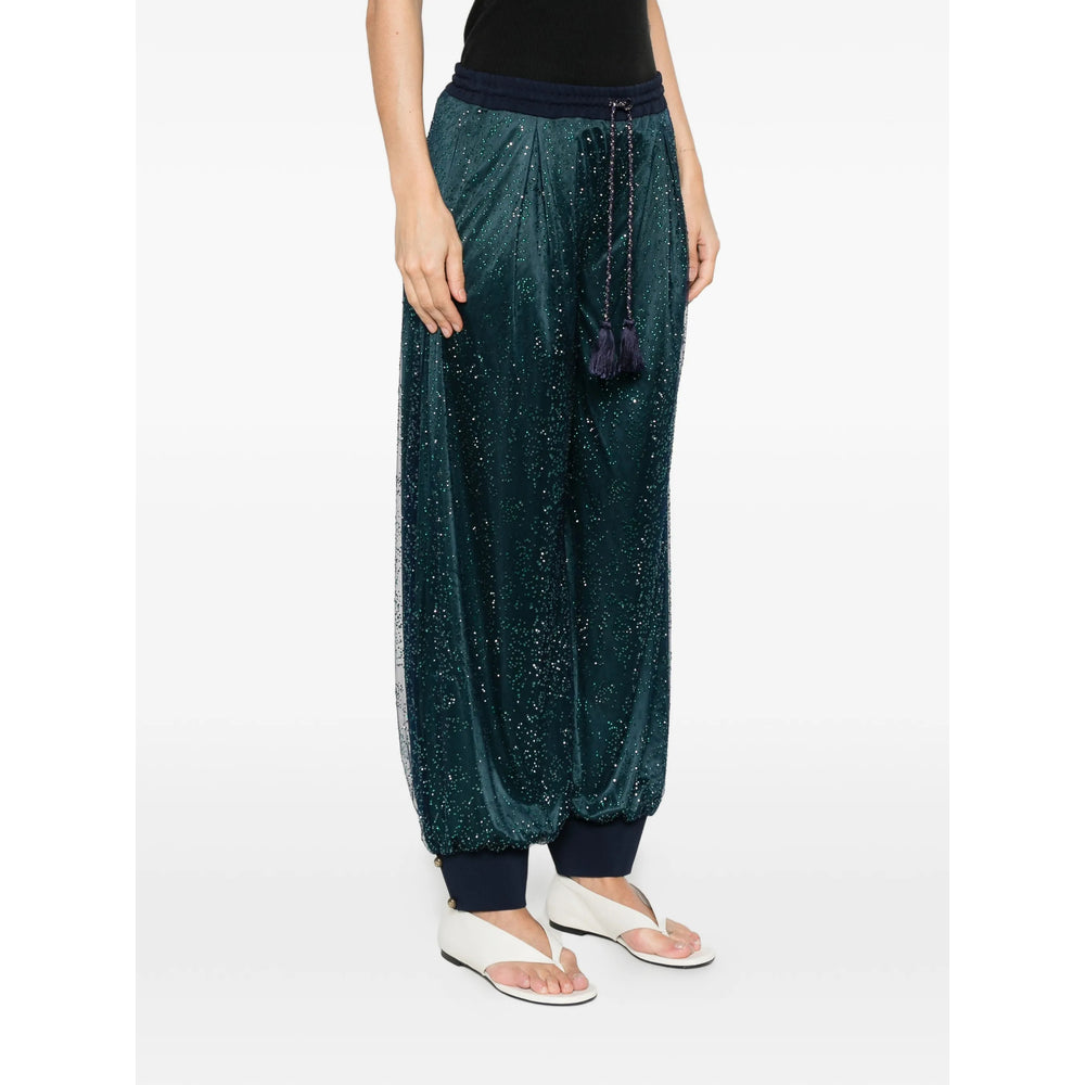 Giorgio Armani Blue Trousers - Tapered Trousers Women GIORGIO ARMANI